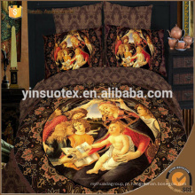 Algodão 3d cópia rainha tamanho quente venda duvet cover set 3d